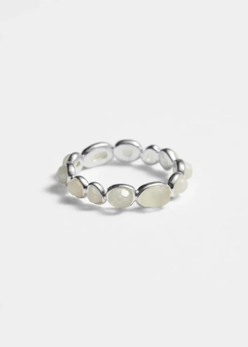 Bague En Pierres De Verre Naturelles