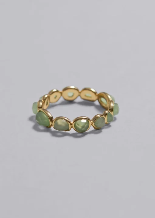 Bague En Pierres De Verre Naturelles