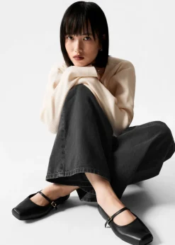 Ballerines à Bout Carré