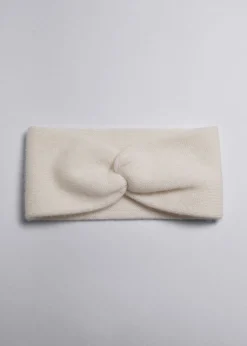 Bandeau Torsadé Devant En Cachemire