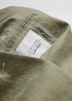 Blazer Ajusté En Lin