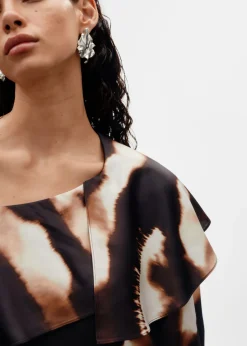 Blouse Asymétrique En Satin