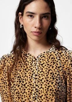 Blouse Courte En Velours