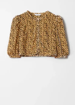 Blouse Courte En Velours