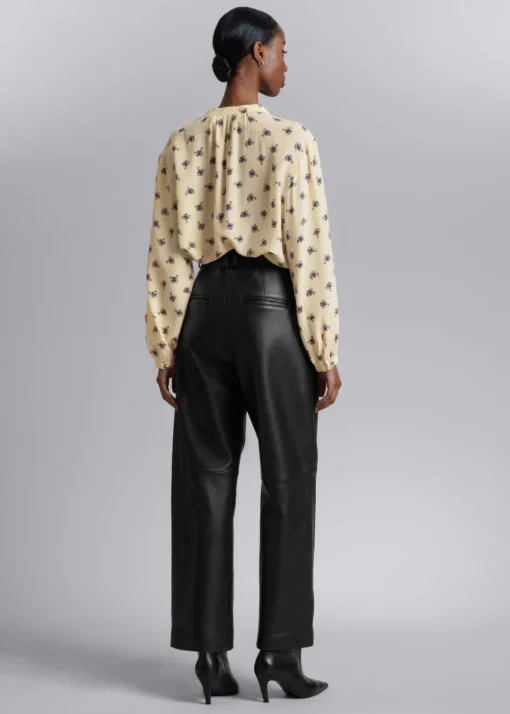 Blouse Décontractée En Soie
