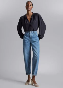 Blouse Décontractée En Soie