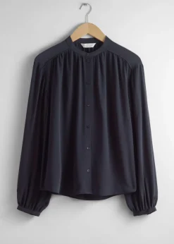 Blouse Décontractée En Soie