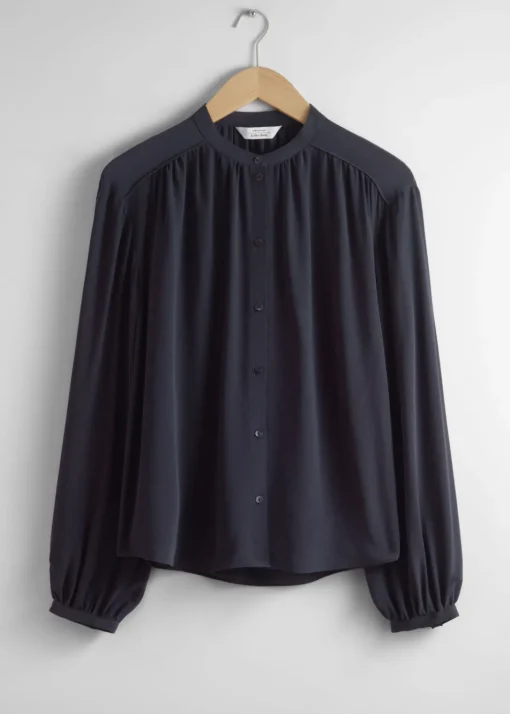 Blouse Décontractée En Soie