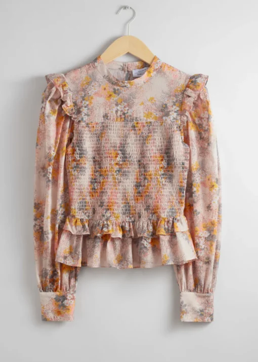 Blouse Volantée à Smocks