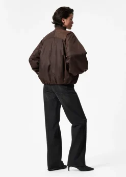 Bomber à Manches Volumineuses