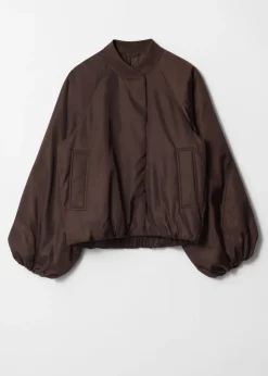Bomber à Manches Volumineuses