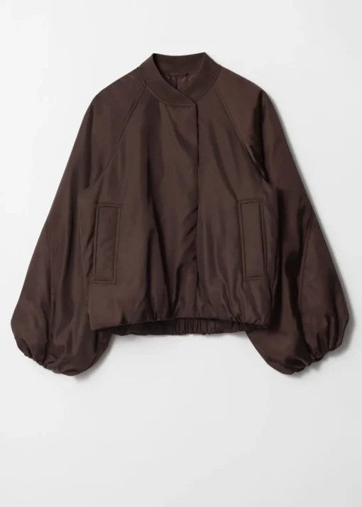 Bomber à Manches Volumineuses
