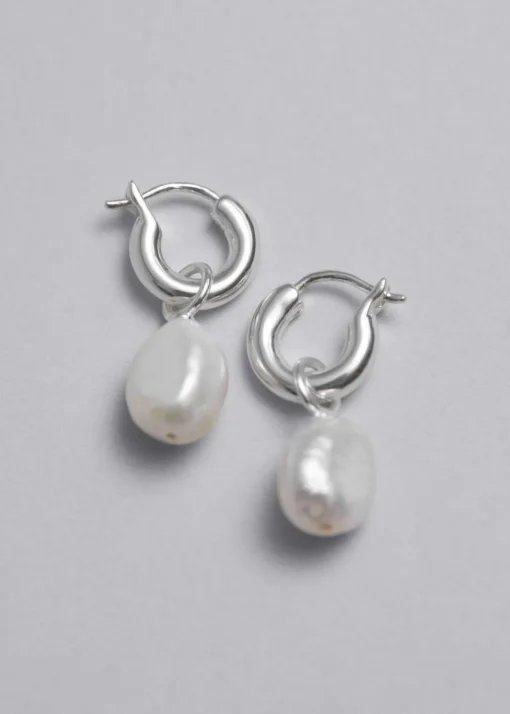 Boucles D’oreilles Avec Perles D’eau Douce