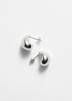 Boucles D’oreilles Incurvées En Forme De Goutte
