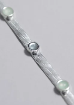 Bracelet En Chaîne Orné De Strass