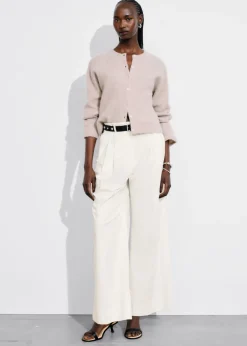 Cardigan En Maille D’alpaga Mélangé