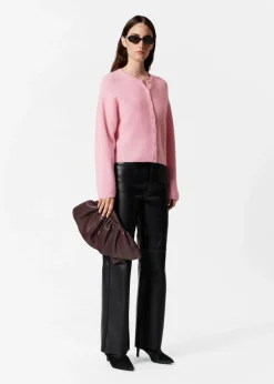 Cardigan En Maille D’alpaga Mélangé