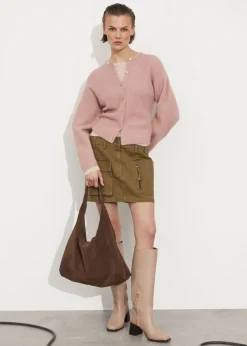 Cardigan En Maille D’alpaga Mélangé