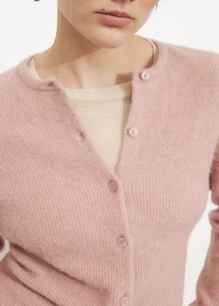 Cardigan En Maille D’alpaga Mélangé