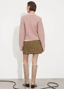 Cardigan En Maille D’alpaga Mélangé