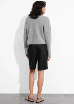 Cardigan En Maille D’alpaga Mélangé