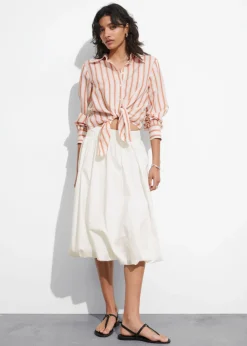 Chemise à Nouer Sur Le Devant