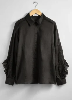 Chemise Brodée à Volants