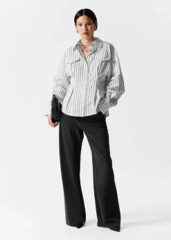 Chemise En Coton à Poches à Rabat