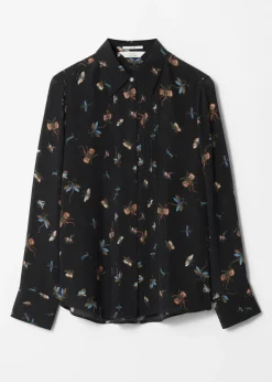 Chemise En Soie à Pinces