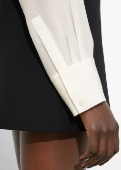 Chemise En Soie à Pinces