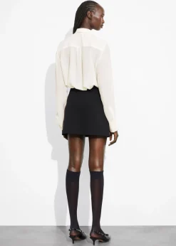 Chemise En Soie à Pinces