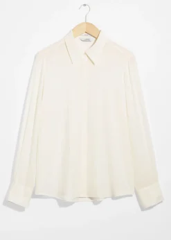 Chemise En Soie à Pinces