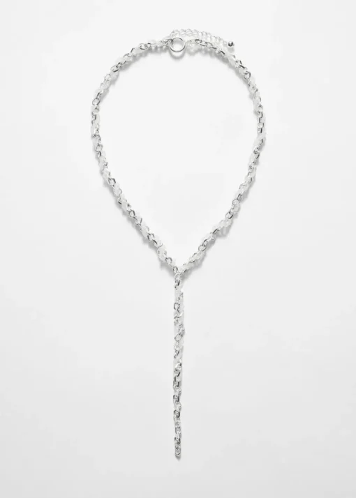 Collier En Chaîne à Perles De Strass