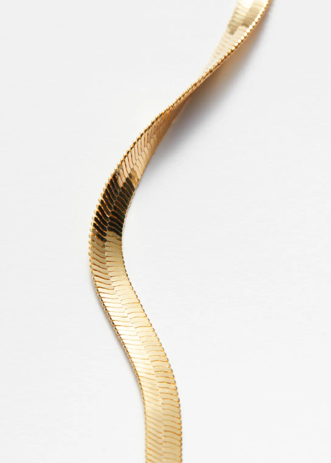 Collier Large à Chaîne Type Serpent