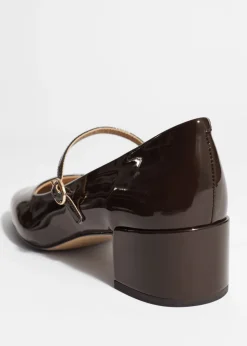 Escarpins Style Babies En Cuir