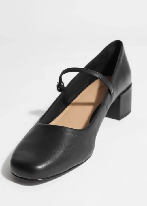 Escarpins Style Babies En Cuir