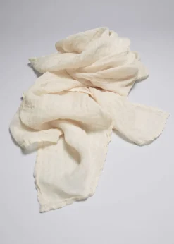 Grand Foulard En Lin