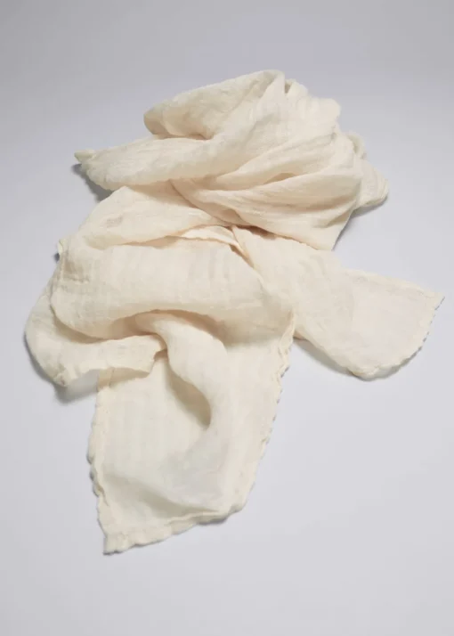 Grand Foulard En Lin