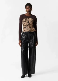 Haut Asymétrique Drapé