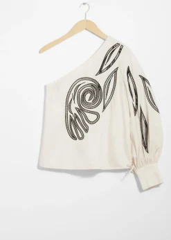 Haut Brodé Asymétrique