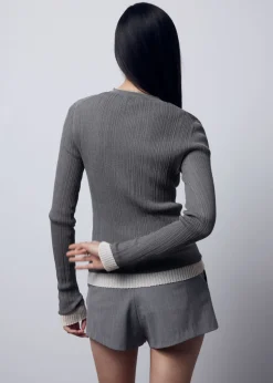 Haut Côtelé à Col Tunisien