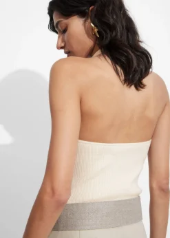 Haut Dos Nu Côtelé