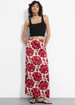 Jupe Longue En Satin