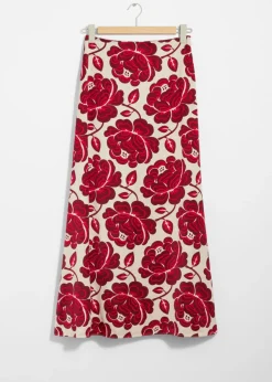 Jupe Longue En Satin