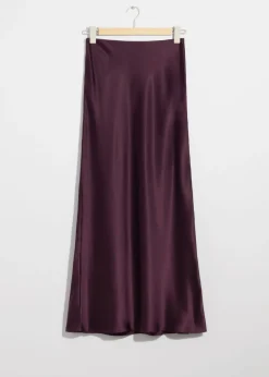 Jupe Longue En Satin
