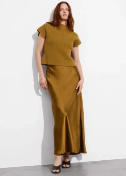 Jupe Longue En Satin