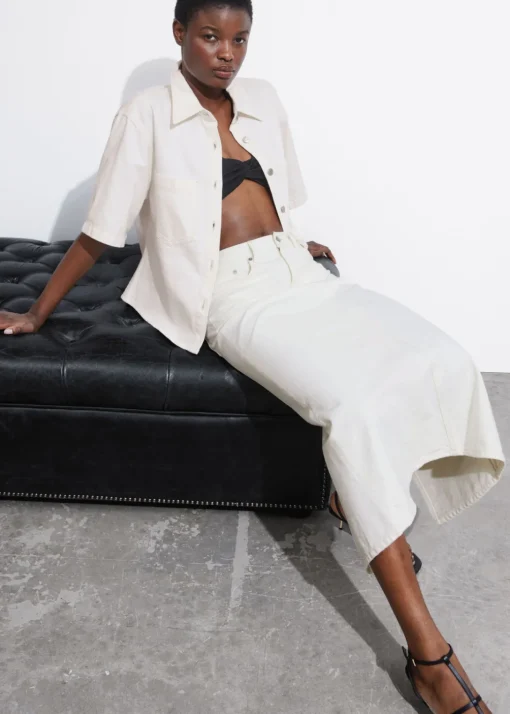 Jupe Midi En Jean