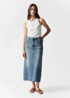 Jupe Midi En Jean