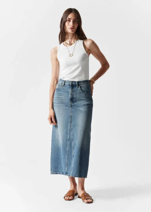Jupe Midi En Jean