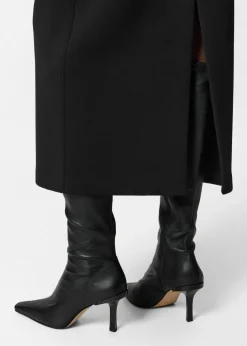 Jupe Midi En Néoprène